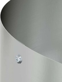 vidaXL Δακτύλιος γλάστρας Ασημί 40 x 40 x 20 cm Επικαλυμμένος Χάλυβας