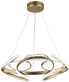 Κρεμαστό Φωτιστικό Οροφής LED 100W 3CCT Orion-50 Heronia Lighting-01-0356-Χρυσό 01-0356