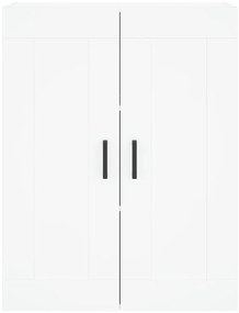 vidaXL Ντουλάπι Τοίχου Λευκό 69,5 x 34 x 90 εκ. από Επεξεργασμένο Ξύλο