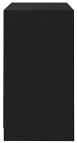 Μπουφές Μαύρος 70x41x75 εκ. από Επεξεργασμένο Ξύλο - Μαύρο