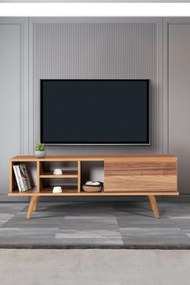 Έπιπλο Τηλεόρασης Καρυδί DABIDUL 130x35x18