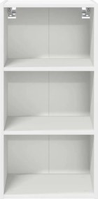 vidaXL Κρεμαστό ντουλάπι Λευκό 40 x 29,5 x 80 εκ. Επεξεργασμένο ξύλο