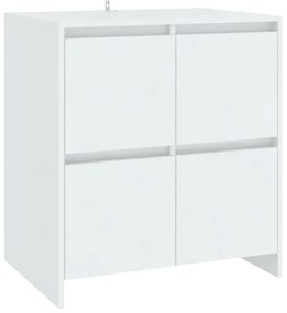 vidaXL Ντουλάπια 2 τεμ. Λευκά 70 x 41 x 75 εκ. από Επεξ. Ξύλο