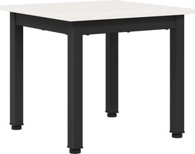 vidaXL Τραπεζάκι σαλονιού Λευκό 40 x 40 x 36 cm Στερεά ξυλεία πεύκου