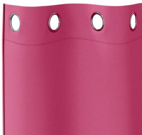 vidaXL Κουρτίνες 2 pcs Φωτεινό Ροζ 140 x 140 cm Πολυεστέρας