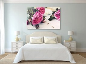 Εικόνα ενός τριαντάφυλλου σε άνθιση - 90x60
