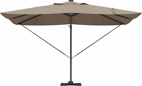 vidaXL Ομπρέλα ηλίου 352 x 251 x 265 εκ. Πολυεστέρας και Αλουμίνιο