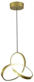 Φωτιστικό Led Οροφής 15W 4000K Φ22cm X 1m Χρυσό HLL-0122 POWERTECH HLL-0122