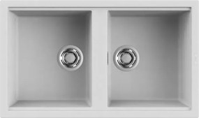 Elleci Best 450 - Νεροχύτης Κουζίνας Γρανίτη 86x51 - K96 Kera