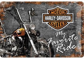 Μεταλλική πινακίδα Harley-Davidson - My Favorite Ride