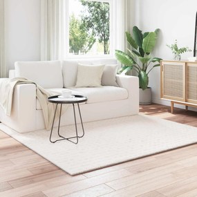 vidaXL Χαλιά χώρου τετράγωνο SIROLO Κρεμ 120 x 120 cm Πολυεστέρας