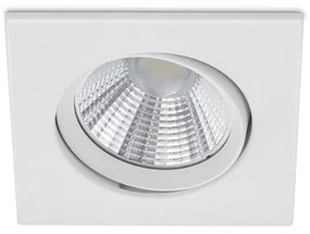 Χωνευτό Σποτ Φωτιστικό Οροφής LED 5,5W Τετράγωνο Περιστρεφόμενο ΙΡ23 Dimmable 36 Μοίρες Pamir Trio Lighting-650410131-Λευκό 650410131