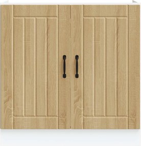 vidaXL Ντουλάπι βάσης νεροχύτη "Lucca" Sonoma Oak Engineered Wood