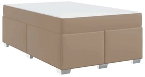 vidaXL Σκελετός Κρεβατιού Άλλο Καπουτσίνο 140 x 200 cm Τεχνητό δέρμα