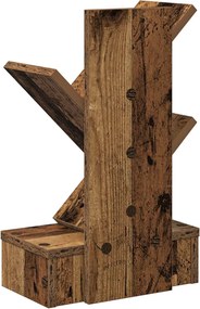vidaXL Ράφι Δέντρων 3-Επιπέδων 30 x 18 x 48 εκ Επεξεργασμένο Ξύλο