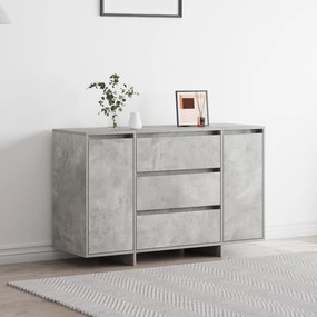 vidaXL Μπουφές Σκυρόδεμα Γκρι 120x41x75 εκ Κατασκευασμένο Ξύλο