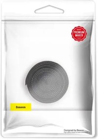 Baseus Tool Rainbow Circle Hook and Loop Straps / Velcro ταινία οργάνωσης καλωδίου velcro 1m Μαύρο (ACMGT-E01)