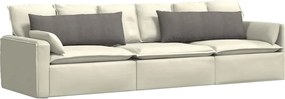 vidaXL Μαξιλάρι Καναπέ 2 pcs Ανοιχτό γκρι 120 x 40 cm