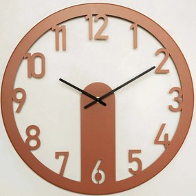 Ρολόι Τοίχου Mood 507ATP1510 48x48cm Red Wallity Ατσάλι