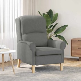 vidaXL Πολυθρόνα Σκούρο γκρι 76 x 94 x 102 εκ. Μικροΐνες