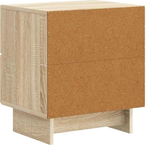 vidaXL Κομοδίνο 2 τμχ. Sonoma Δρυς 43 x 34,5 x 47,5 εκ
