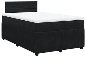 ΚΡΕΒΑΤΙ BOXSPRING ΜΕ ΣΤΡΩΜΑ ΜΑΥΡΟ 120 X 200 ΕΚ. ΒΕΛΟΥΔΙΝΟ 3290012