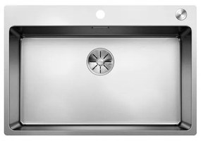 Blanco Andano 700-IF/A PushControl Inox Σατινέ Νεροχύτης Ένθετος 74x50 cm