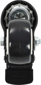 vidaXL Ρόδες Περιστρεφόμενες με Φρένα 4 τεμ. 50 χιλ.