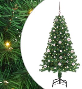 vidaXL Τεχνητό Χριστουγεννιάτικο Δέντρο με 150 LED Πράσινο 150 cm