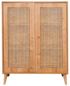 Ντουλάπι Hazeran 998VOW1157 90x40x110cm Oak Wood