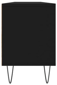 vidaXL Έπιπλο Τηλεόρασης Μαύρο 150x30x44,5 εκ. Επεξεργασμένο Ξύλο
