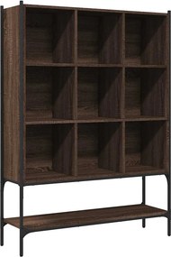 vidaXL Bookcase 10 επίπεδα Medium Brown Oak