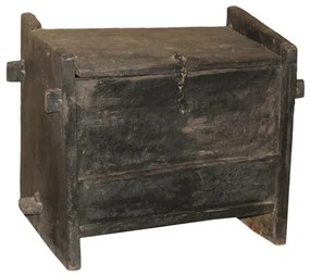 Διακοσμητικό Κουτί Μπαούλο Μαύρο 78cm Enok 076-530-00 Affari Of Sweden-076-530-00-Μαύρο 076-530-00