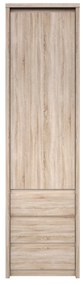 Ντουλάπα Μονόφυλλη Norton Sonoma 57x40x210εκ TO-NORT1D3S