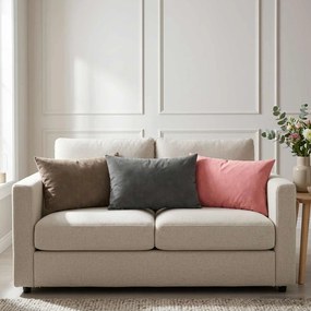 vidaXL Μαξιλάρι με μαξιλάρι HEERLEN 6 τεμ. Ροζ Βελούδο