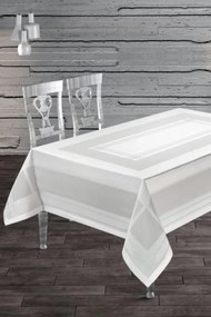Stewehome Αδιάβροχο τραπεζομάντηλο τραπεζαρίας από πολυεστέρα με ζακάρ ύφανση 160x220 cm