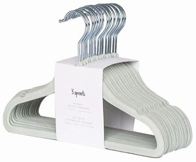 3Sprouts κρεμάστρες Αντιολισθητικές Seafoam (σετ 15 τμχ)