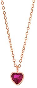 Μενταγιόν Senza Silver 925 Rose Gold Plated