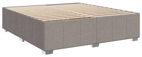 ΚΡΕΒΑΤΙ BOXSPRING ΜΕ ΣΤΡΩΜΑ TAUPE 180X200 ΕΚ. ΥΦΑΣΜΑΤΙΝΟ 3294044