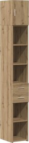 vidaXL Ντουλάπι αποθήκευσης 2 τμχ. Artisan Oak 30 x 42,5 x 225 εκ