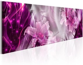 Πίνακας - Purple Flames 120x40