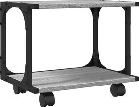 vidaXL Βάση Εκτυπωτή 2 Επιπέδων Γκρι Sonoma 41x28x33,5 εκ Επεξ. Ξύλο