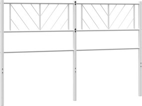 vidaXL Ανταλλακτικό κεφαλάρι Λευκό 135 εκ. Μεταλλικό