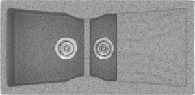 Sanitec Classic 329 (104×51) - Γρανιτένιος νεροχύτης - Granite GREY