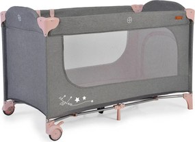 Παρκοκρέβατο 2 Θέσεων (0+ Μηνών/Έως 14kg) Cangaroo Skyglow 2 Pink