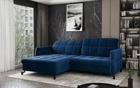 Γωνιακός καναπές Lorette-Mple Skouro-Αριστερή