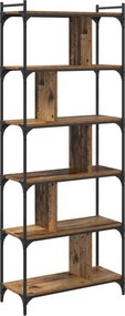 vidaXL Βιβλιοθήκη 5 επιπέδων 76 x 32 x 192 εκ. Επεξεργασμένο Ξύλο