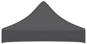 vidaXL Κάλυμμα Τέντας Εκδηλώσεων Ανθρακί 2 x 2 μ. 270 γρ/μ²