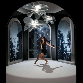 Φωτιστικό Οροφής Led New Etoile Large Prisma Slamp Αλουμίνιο,Πολυπροπυλένιο