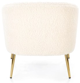 GRIFON leisure armchair cream / gold DIOMMI V-CH-GRIFON-FOT-KREMOWY